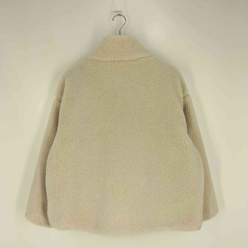 ショコラフィネローブ chocol raffine robe スタンドカラーボアブルゾン レディース FREE